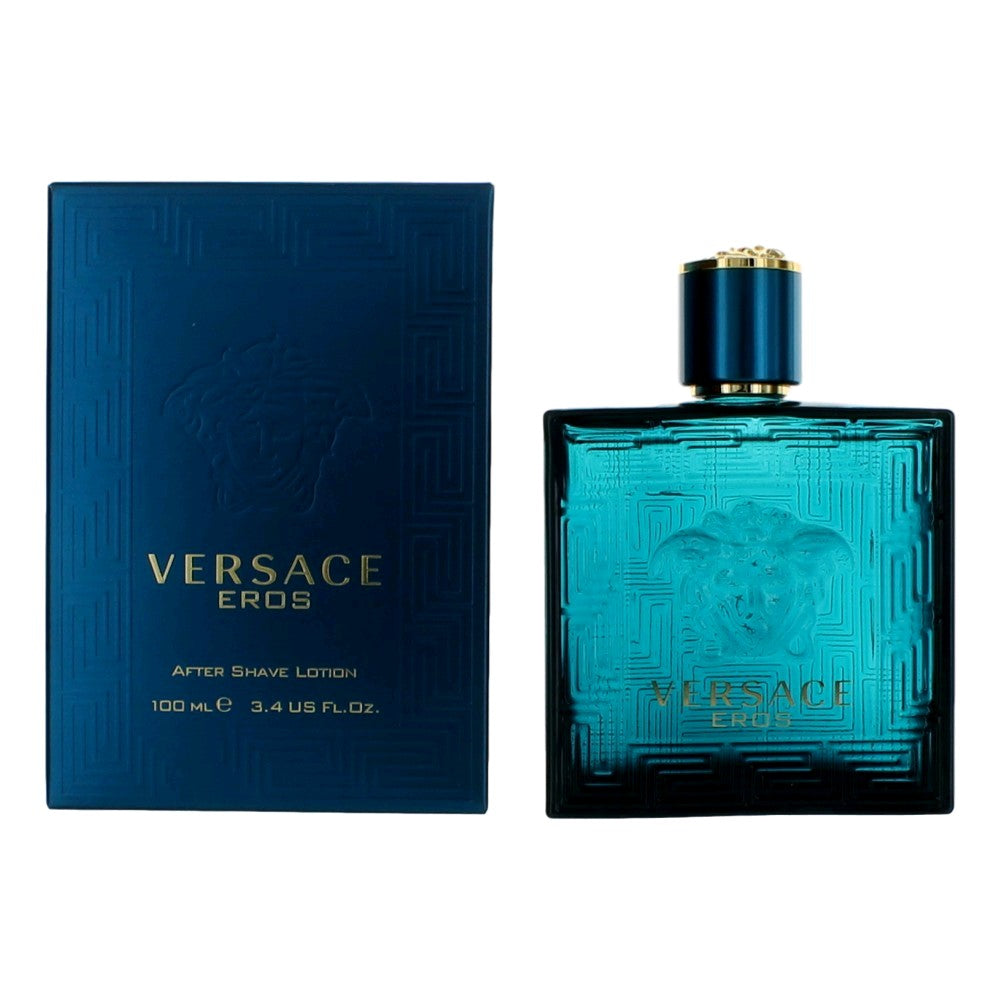 Photo of Eros by Versace, 3.4 oz After Shave Lotion for Men (Splash)